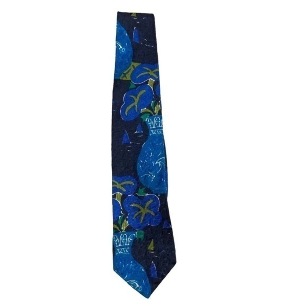 ERMENEGILDO ZEGNA TIE made in Italy sailing boats silk